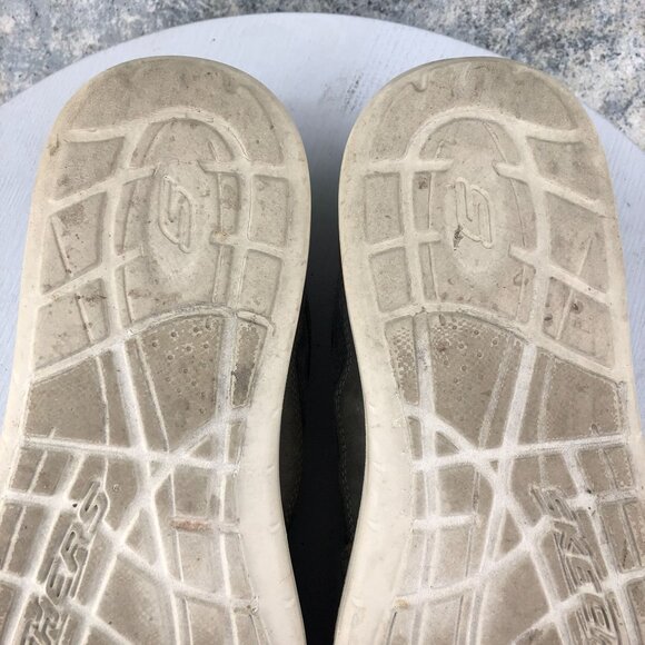 Skechers Men's Size 13 Landen Steller Grey Leather Textile Slip On Loafers 64355 - Picture 10 of 13